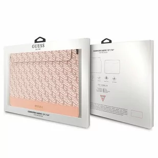 Guess Sleeve GUCS14HGCFSEP 14" różowy/pink GCube Stripes - Plecaki - miniaturka - grafika 4