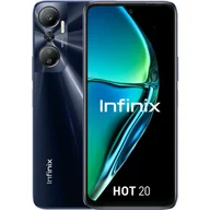 Telefony komórkowe - Infinix Hot 20 NFC 6GB/128GB Dual Sim Czarny - miniaturka - grafika 1
