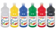 Farby i media malarskie - Zestaw farb tempera 6x1L Happy Color - miniaturka - grafika 1