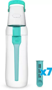 Butelka filtrująca Dafi SOLID 0,7 l turkusowa z 7 filtrami - Butelki filtrujące - miniaturka - grafika 1