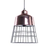 Lampy sufitowe - Beliani Lampa wisząca Lampa wisząca metalowa miedziana MONTE 51772 - miniaturka - grafika 1
