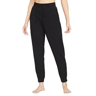 Spodnie rowerowe - Nike NY DF FLC Jogger 7/8 Czarny/Żelazny Szary XXL - miniaturka - grafika 1