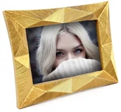 Ramki na zdjęcia - Gedeon Ramka 10x15 ceramiczna złota RX6046 RX6046 - miniaturka - grafika 1