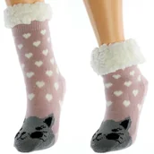 Skarpetki dla dzieci - Skarpetki Dziecięce Zimowe Grube Antypoślizgowe Cambell - miniaturka - grafika 1