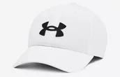 Czapki i chusty sportowe męskie - Męska czapka z daszkiem Under Armour  Men's Blitzing Adj-WHT - miniaturka - grafika 1