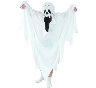 GoDan strój dla dzieci Duch, Hallowenn, rozm. 120/130 cm - Stroje karnawałowe - miniaturka - grafika 1