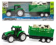 Samochody i pojazdy dla dzieci - Rolniczny Traktor Z Przyczepą - miniaturka - grafika 1