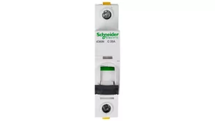 Schneider Electric Wyłącznik nadprądowy jednobiegunowy C 25A iC60N A9F04125 - Bezpieczniki elektryczne - miniaturka - grafika 1