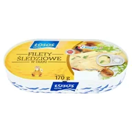 Konserwy i dania rybne - Łosoś Ustka Filety śledziowe w oleju 170 g - miniaturka - grafika 1
