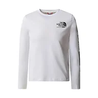 Bluzki damskie - THE NORTH FACE Graphic bluzka TNF White 164 - miniaturka - grafika 1