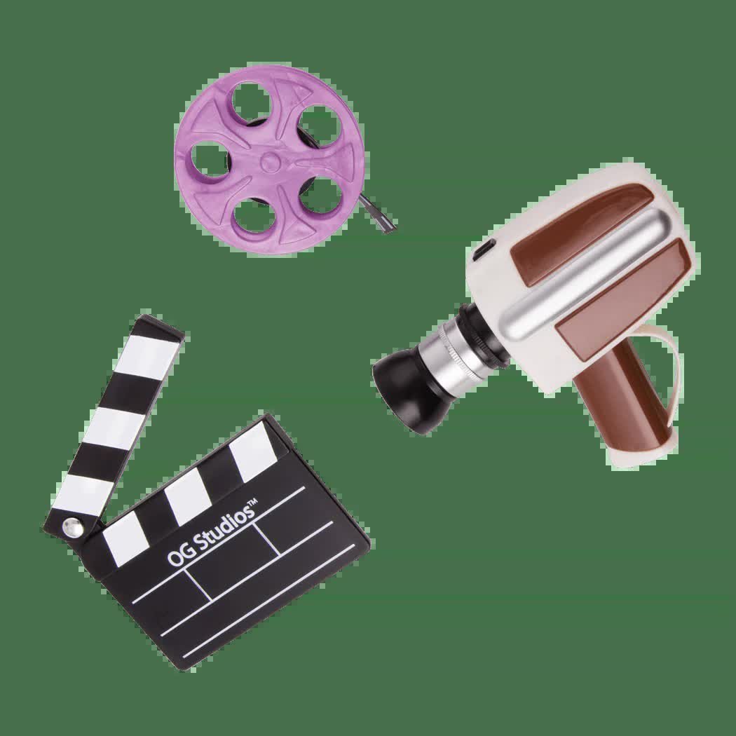 Retro Reel Cool akcesoria retro camera zestaw dla lalek Our Generation