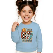 Bluzy dla dziewczynek - BLUZA DZIECIĘCA 67 SIX SEVEN VIRAL GAME 122-128 DLA CHŁOPCA DZIEWCZYNKI - miniaturka - grafika 1