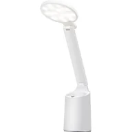 Lampy stojące - Nowoczesna lampka na biurko LED Activejet FUTURE biała z wbudowaną baterią akumulatorem wielokrotnego ładowania - miniaturka - grafika 1