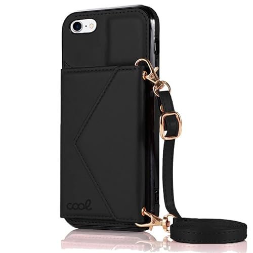 Cool Case for iPhone 7/8 / SE (2020) / SE (2022) Portfel wisiorek Czarny