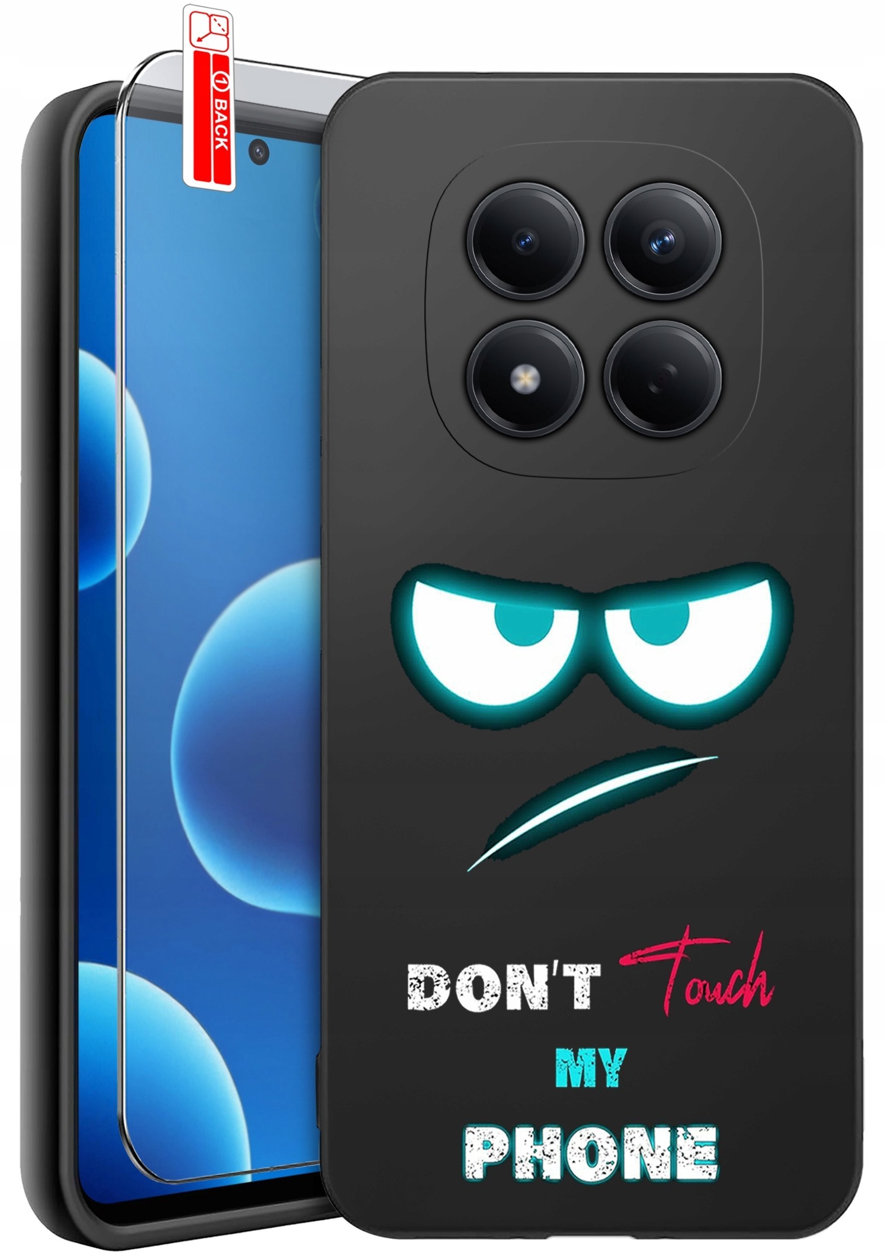 krainaGSM Etui Do Xiaomi Redmi Note 15 Pro 5G Wzory Silikonowe Matt Case + Szkło