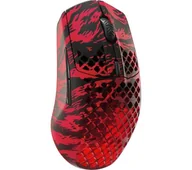 Myszki - SteelSeries Aerox 3 Wireless FaZe Clan Limited Edition Czarno-czerwony - miniaturka - grafika 1