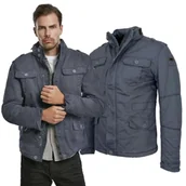 Odzież taktyczna i umundurowanie - Kurtka BRANDIT Britannia Winter Light Indygo - miniaturka - grafika 1