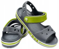 Moda i Uroda OUTLET - Crocs Lekkie Buty Sandałki Dziecięce Na Rzep 34,5 - miniaturka - grafika 1