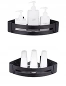 Półki łazienkowe - Półka Łazienkowa Narożna Pod Prysznic Wisząca Loft [31Bb2] - miniaturka - grafika 1