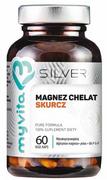 Witaminy i minerały - MyVita Magnez chelat Skurcz diglicynian magnezu + witamina B6 P-5-P + potas 60 kapsułek Silver Pure - miniaturka - grafika 1