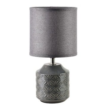 Lampa Stołowa lampka nocna Do Salonu szara 2223