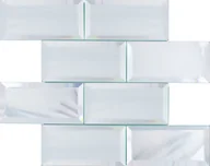 Płytki ceramiczne - Mozaika Metro Big Mirror Silver 29.8x29.8 Euroceramika - miniaturka - grafika 1