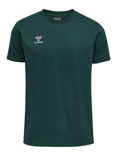 Koszulki męskie - Hummel T-shirt w kolorze zielonym - grafika 1