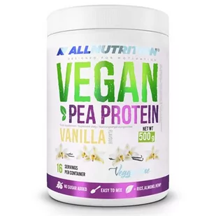 Allnutrition Vegan Pea Protein 500 g posolony Karmel - Odżywki białkowe - miniaturka - grafika 1
