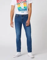 Spodnie męskie - Męskie Spodnie Jeansowe Wrangler Texas Slim Game On W12St112E-W46 L34 - miniaturka - grafika 1