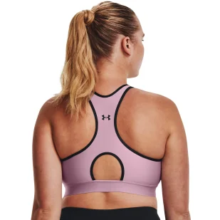 Biustonosz sportowy Under Armour Mid Keyhole Graphic - Bielizna sportowa damska - miniaturka - grafika 8