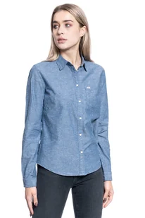 KOSZULA DAMSKA LEE REGURAL SHIRT WASHED BLUE L46AHWLR 112110735 - Lee - Koszule damskie - miniaturka - grafika 1