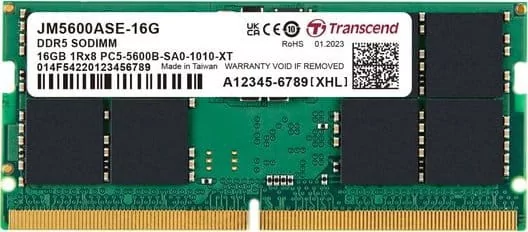 Transcend JetRam JM5600ASE-16G moduł pamięci 16 GB 1 x 16 GB DDR5 5600 Mhz