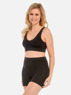 Body - MAGIC Bodyfashion Damska bielizna modelująca Kobiety Sztuczne włókno czarny jednolity, S - miniaturka - grafika 1
