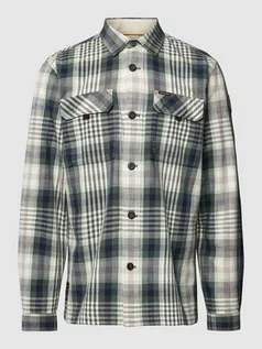 Koszule męskie - Koszula casualowa o kroju regular fit w szkocką kratę - grafika 1
