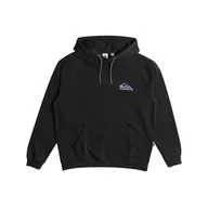Bluzy męskie - Męska Bluza QUIKSILVER APOG HERITAGE HOODIE EQYFT04912-KTA0 – Czarny - miniaturka - grafika 1