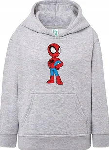 BLUZA DZIECIĘCA Z KAPTUREM SPIDER MAN PREZENT HAFT KOMPUTEROWY DZIECKO - Bluzy dla dziewczynek - miniaturka - grafika 1