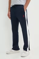 Spodnie męskie - Polo Ralph Lauren spodnie dresowe kolor granatowy - miniaturka - grafika 1