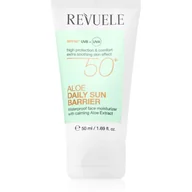 Kremy do twarzy - Revuele Daily Sun Aloe łagodzący krem na dzień SPF 50+ 50 ml - miniaturka - grafika 1