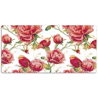 Podkładki na biurko - Mata z nadrukiem na biurko Czerwone ptaki 120x60 cm, Dywanomat - miniaturka - grafika 1