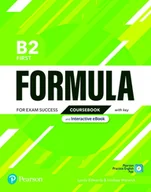 Książki do nauki języka angielskiego - Pearson Formula. B2 First. Coursebook with key with student online resources + App + eBook - miniaturka - grafika 1