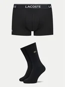 Majtki męskie - Lacoste Komplet bielizny 5H9975 Czarny - miniaturka - grafika 1