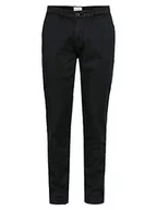 Spodenki męskie - CASUAL FRIDAY CFViggo Chino Pants męskie spodnie z materiału Slim Fit, Black (50003), 30W / 32L - miniaturka - grafika 1