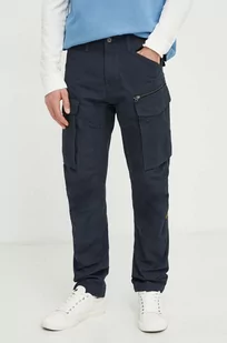 G-Star Raw spodnie męskie kolor granatowy w fasonie cargo - Spodnie męskie - miniaturka - grafika 1