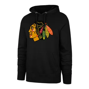 Bluza męska 47 Brand  NHL Chicago Blackhawks Imprint ’47 BURNSIDE Hood L - Bluzy męskie - miniaturka - grafika 1