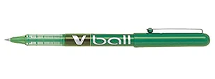 Pilot V Ball 5 0,5 mm bardzo cienki płynny atrament kulkowy długopis (opakowanie 12 szt.) - zielony - Długopisy - miniaturka - grafika 1