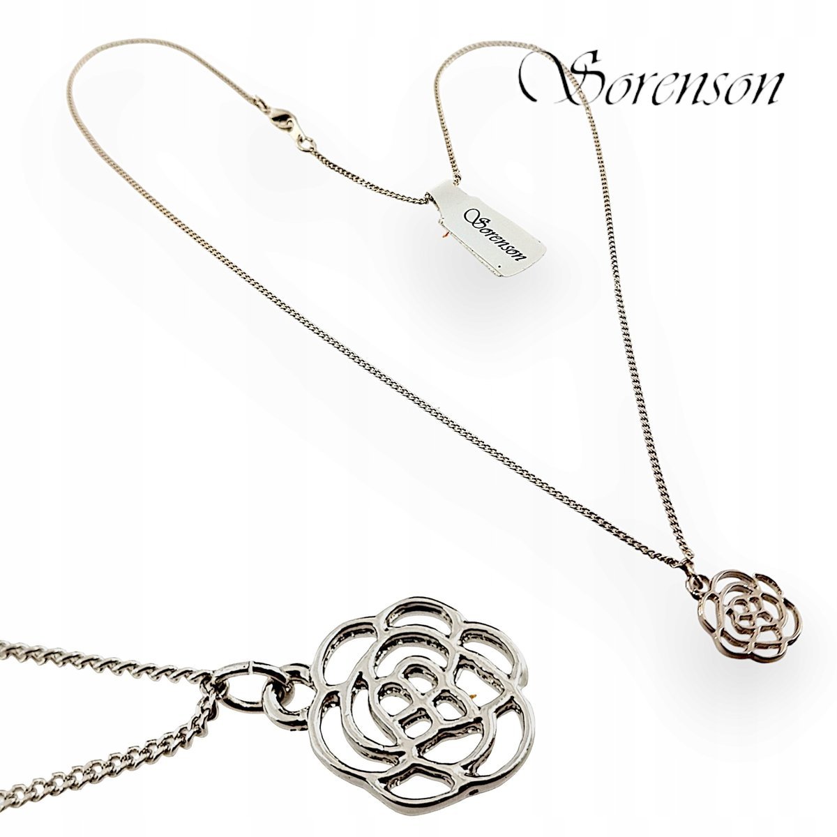 Naszyjnik Kolia Medalion Sorenson CELEBRYTKA bez niklu