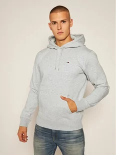 Tommy Jeans Bluza Regular Fleece DM0DM09593 Szary Regular Fit - Bluzy męskie - miniaturka - grafika 1