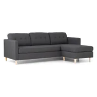 Narożniki - Sofa narożna Mars szara sofa materiałowa Narożnik Zestaw kanap Sofa Sofa część dzienna - miniaturka - grafika 1