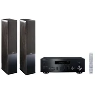 Zestawy stereo - Zestaw stereo YAMAHA MusicCast R-N600A + INDIANA Line Nota 550X Czarny - miniaturka - grafika 1