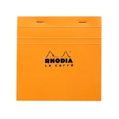 Notesy i bloczki - Blok Rhodia N°148 - Le Carre 148 x 148, kratka, pomarańczowy - miniaturka - grafika 1